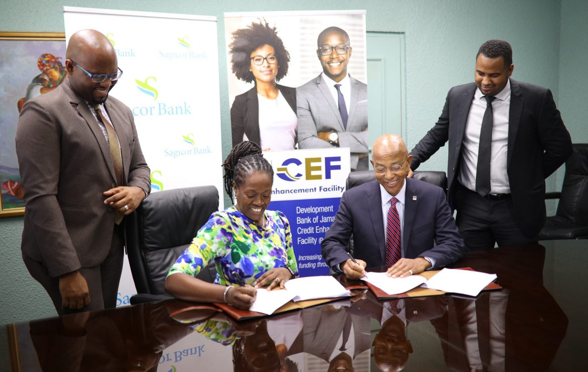 DBJ and Sagicor sign new agreement for redesigned Credit Enhancement Facility