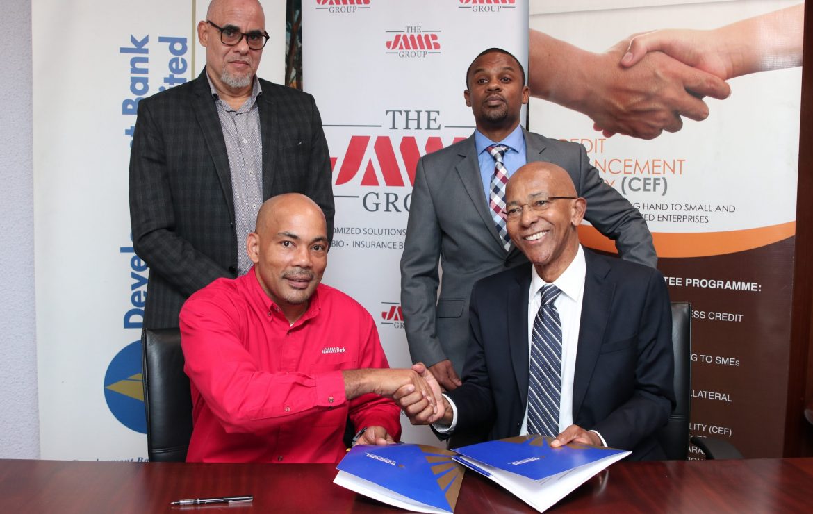 JMMB signs on to DBJ’s Credit Enhancement Facility